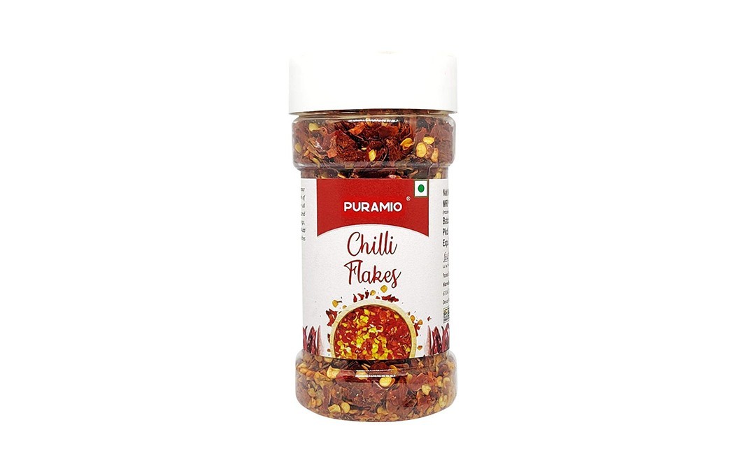 Puramio Chilli Flakes    Plastic Bottle  70 grams